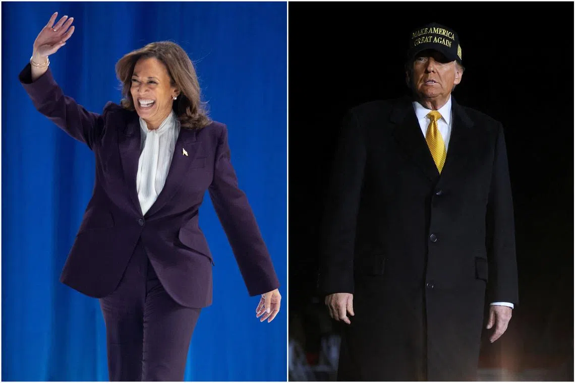 Ms Kamala Harris spoke about the danger Donald Trump and Republicans could present to abortion rights across the country if he’s elected, a campaign source said.