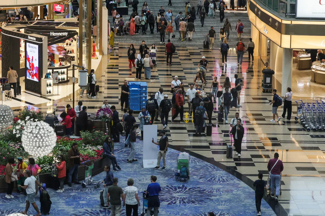 The girl had been sleeping on a bench, next to her mother, in Terminal 3’s departure transit area when the alleged incident happened.