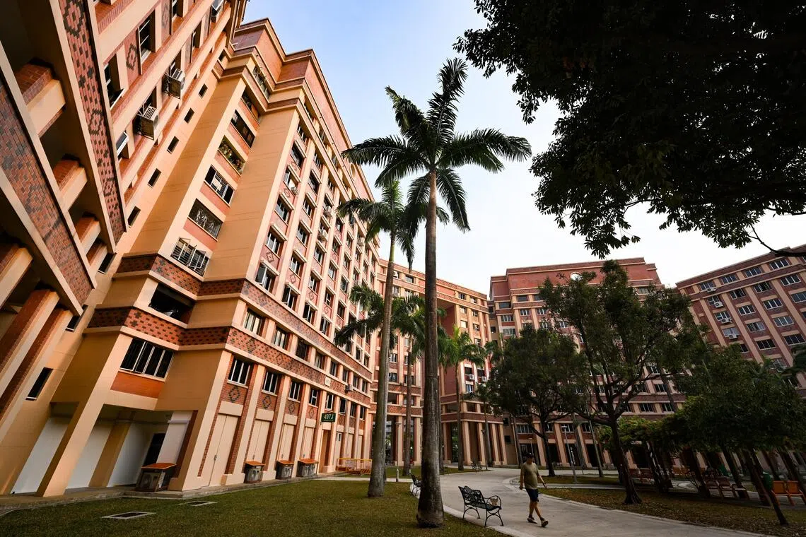 The decision was made after more than three-quarters of the residents of the eight blocks had cast their votes for one of three proposed colour schemes.