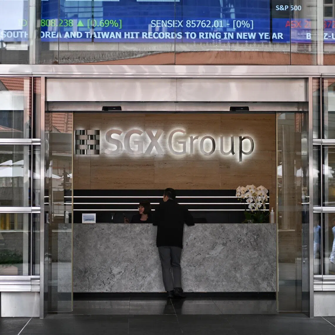 ST20260105_202671200941 Azmi Athni pixgeneric//

The Singapore Exchange (SGX) at SGX Centre on Jan 5, 2026. 

ST PHOTO: AZMI ATHNI