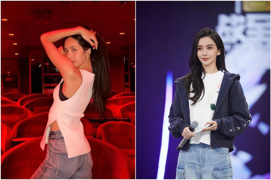 Lisa'S (left) Weibo account was shut down while Angelababy was muted on the platform.