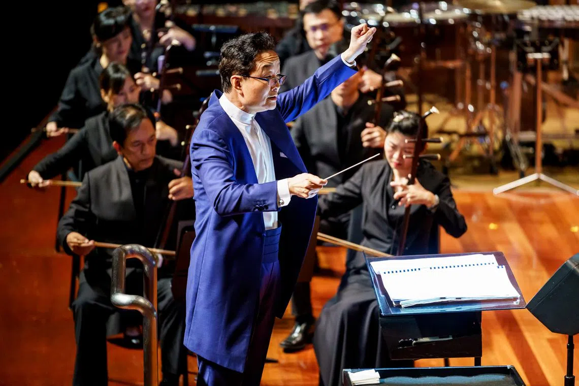 Maestro Yeh Tsung has accomplished much during his 20-year tenure with the Singapore Chinese Orchestra. 