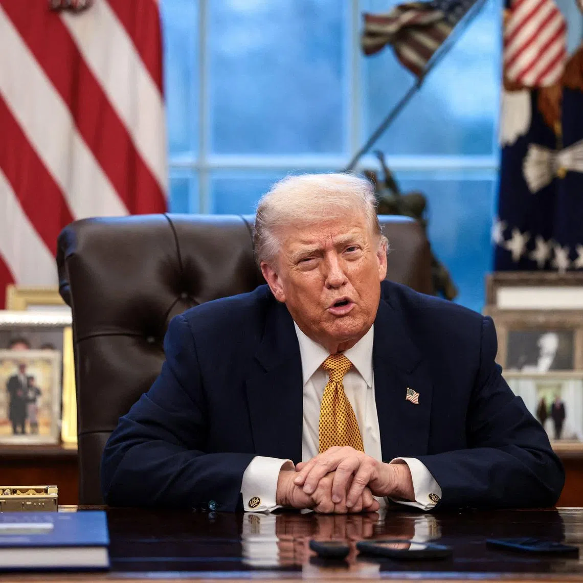 US President Donald Trump addressed a wide range of issues in the Jan 14 interview. 