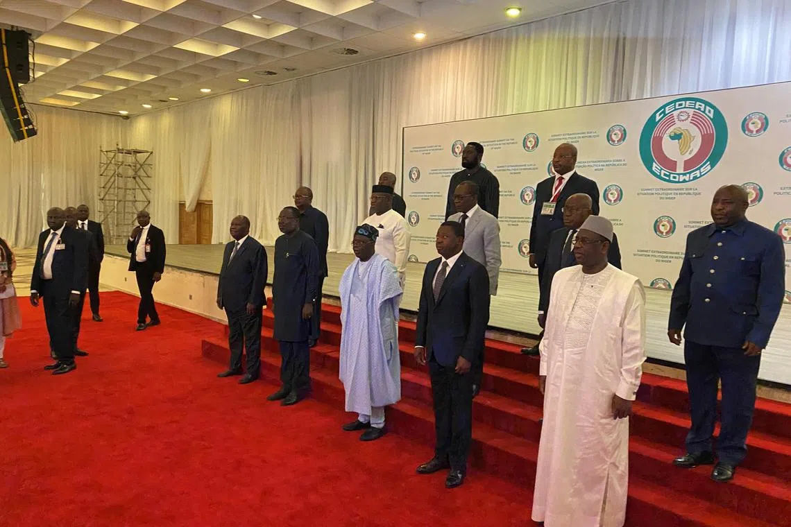 West African leaders had set an Aug 6 deadline for the junta leaders in Niger to stand down, following their July 26 coup.