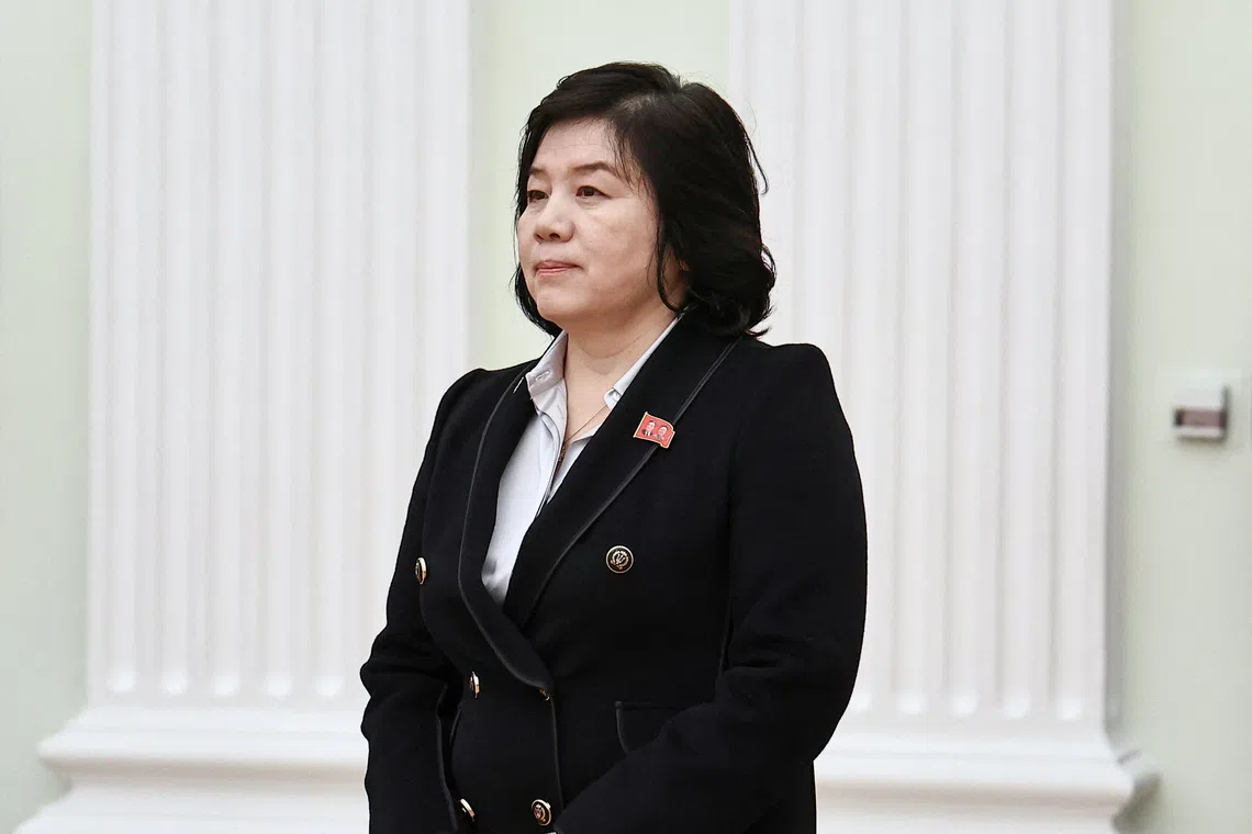 North Korean Foreign Minister Choe Son Hui met with Chinese Premier Li Qiang on Sept 29, North Korean state media KCNA reported.