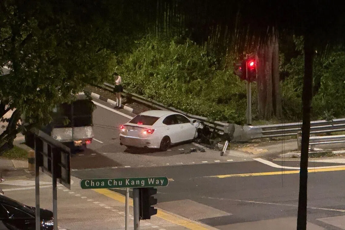 A 25-year-old man was arrested for drink-driving and police investigations are ongoing.