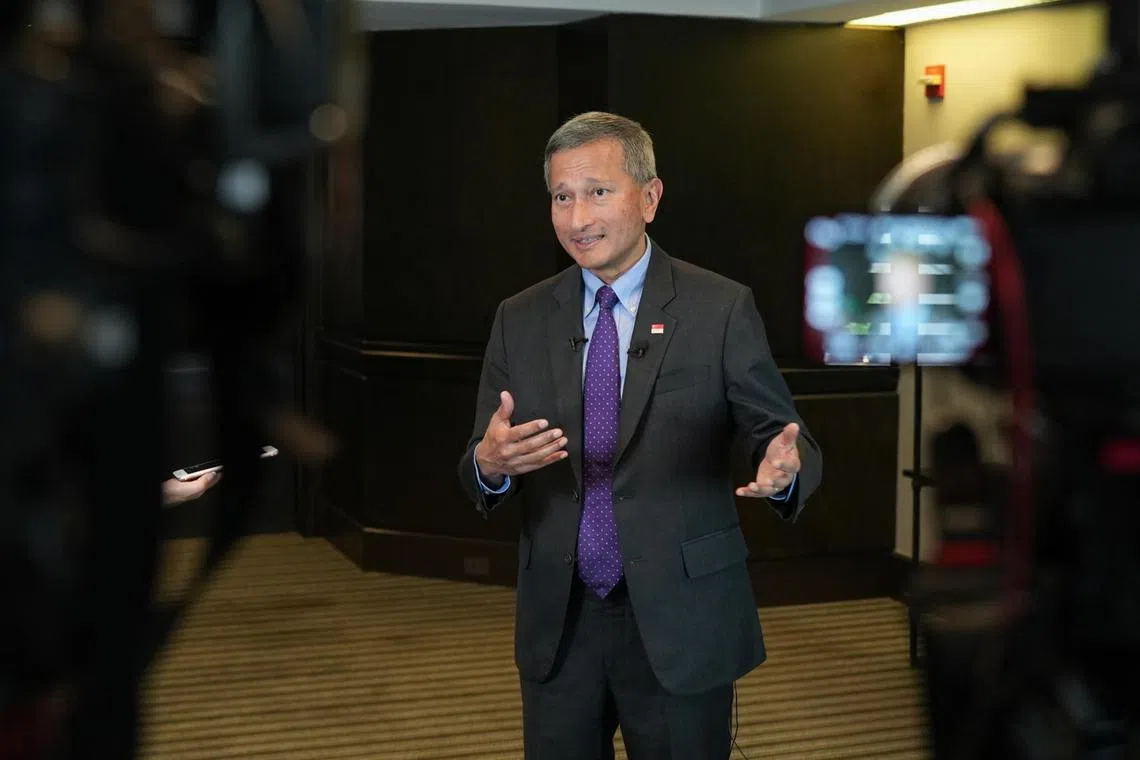 A steady cadence of interactions would be a positive sign, said Dr Vivian Balakrishnan.