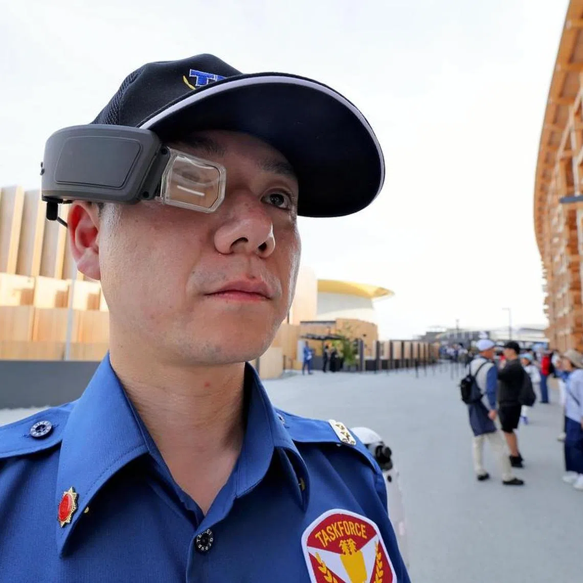 Security guards in Osaka are going viral online for wearing headsets that look like the one in the manga Dragon Ball. 