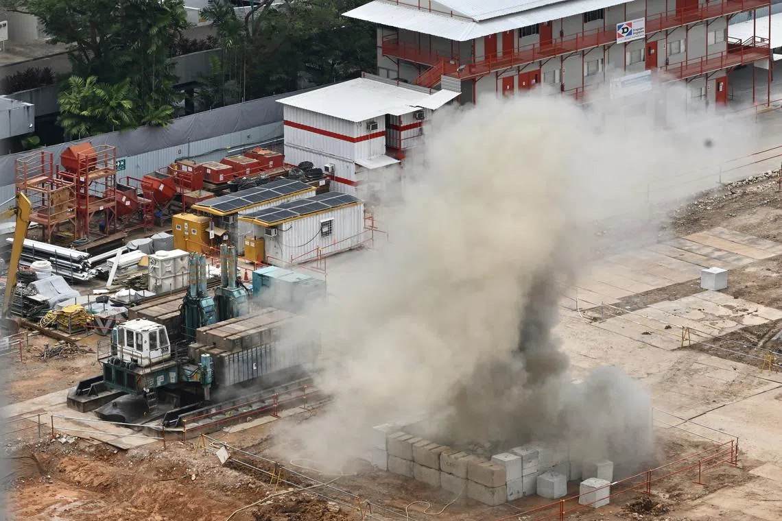 The 100kg World War II bomb was safely detonated on Tuesday.