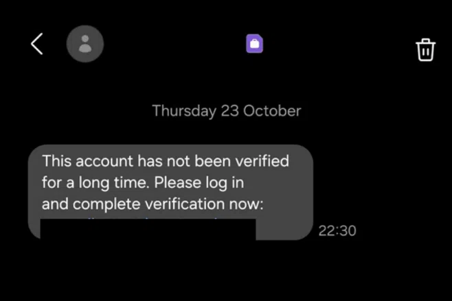 In such scams, victims would receive SMSes informing them of issues with their WhatsApp account due to prolonged lack of verification.