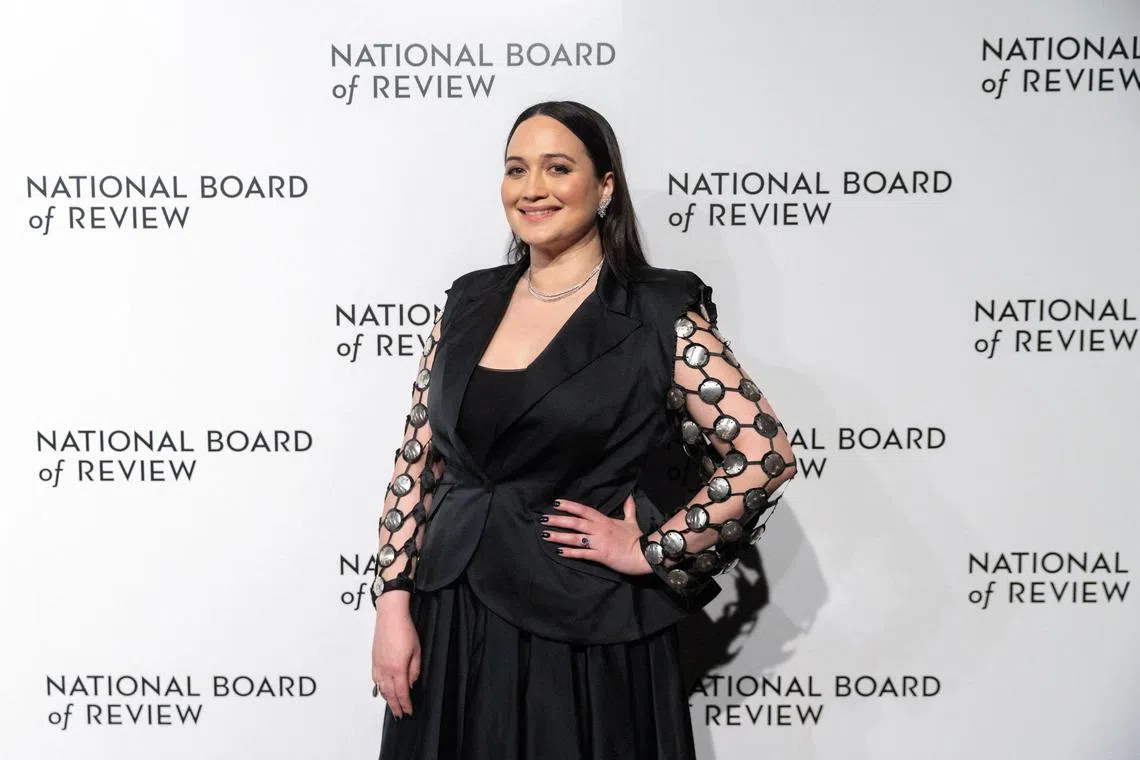Lily Gladstone attends the National Board of Review Awards Gala in New York City, New York, U.S., January 11, 2024. REUTERS/Jeenah Moon