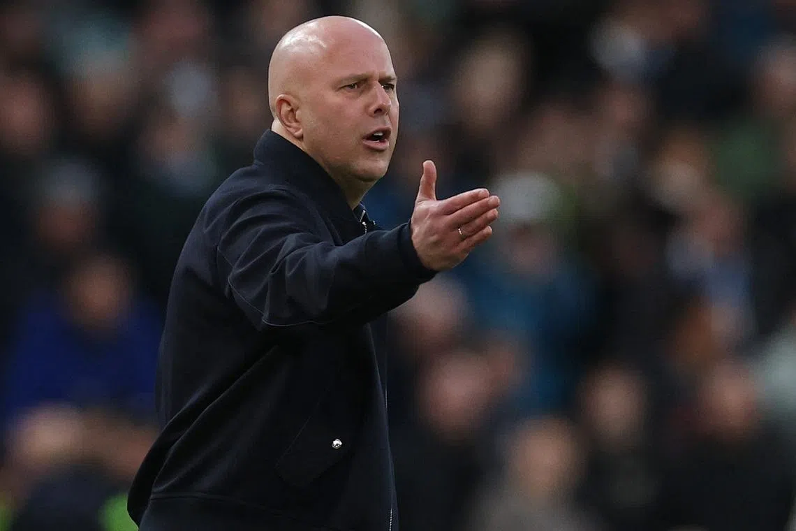 Soccer Football - Premier League - Liverpool v Manchester City - Anfield, Liverpool, Britain - February 8, 2026 Liverpool manager Arne Slot REUTERS/Phil Noble