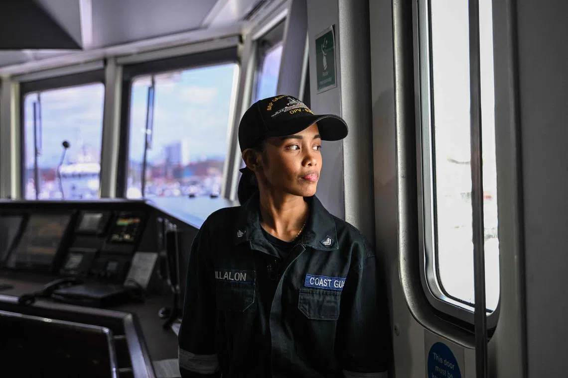 Philippine Coast Guard radio operator Stephane Villalon is one of the Philippine Coast Guard’s 81 “Angels of the Sea” programme graduates.