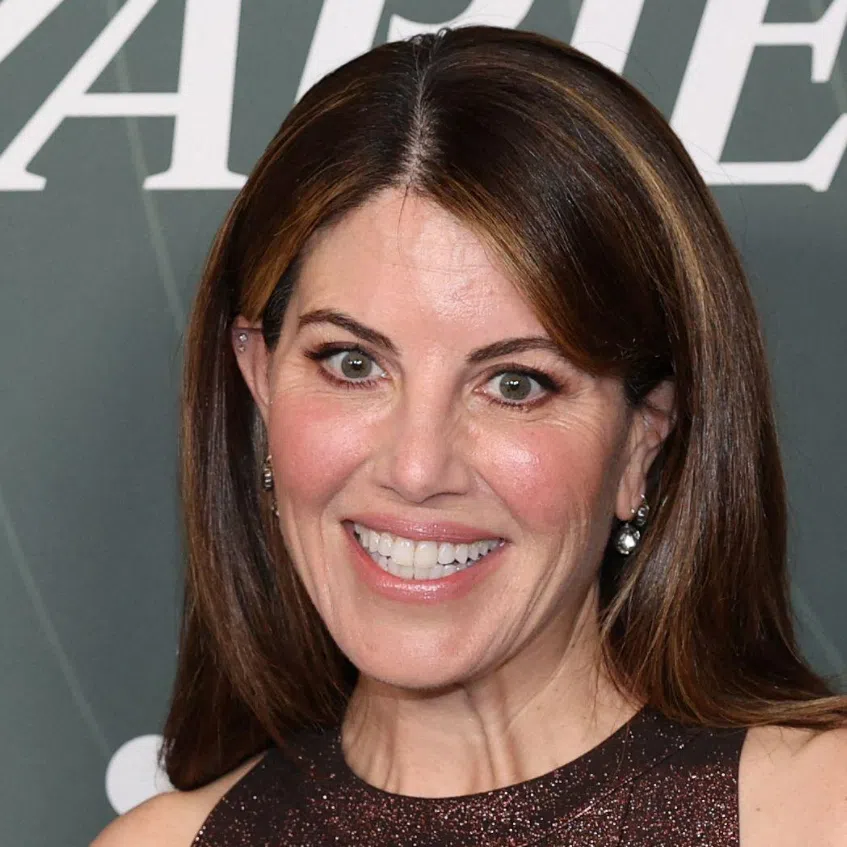 Monica Lewinsky (left) hosts the podcast Reclaiming, about taking back one’s name after it has been dragged through mud, while Meghan Markle hosts business and self-help show Confessions Of A Female Founder.