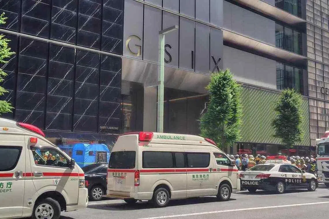 Unusual smell reported in Tokyo's Ginza district