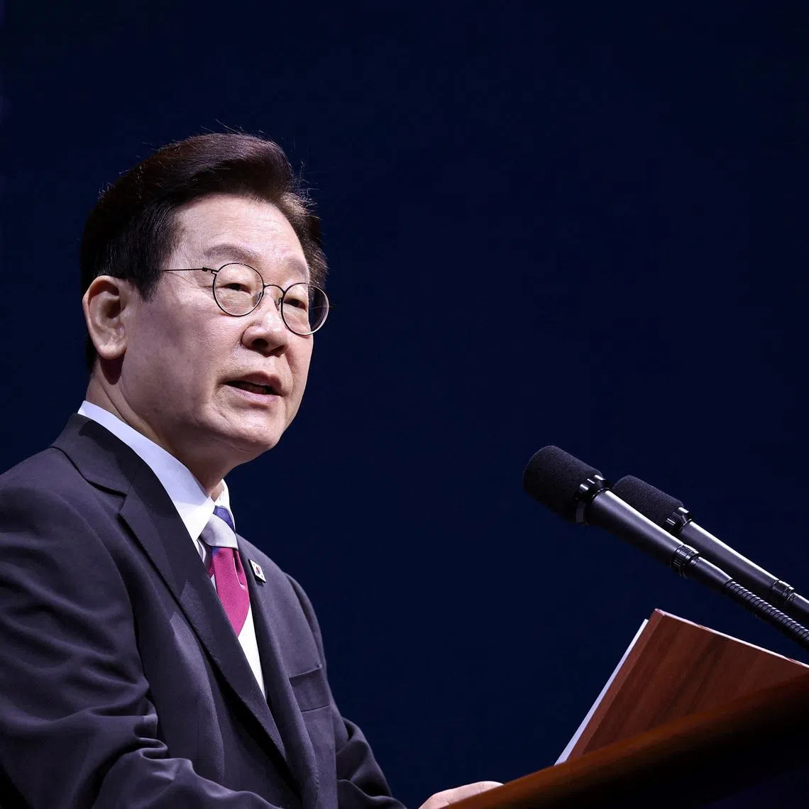 South Korea's President Lee Jae Myung said that while Seoul has expressed opposition, it was not in a position to make demands.