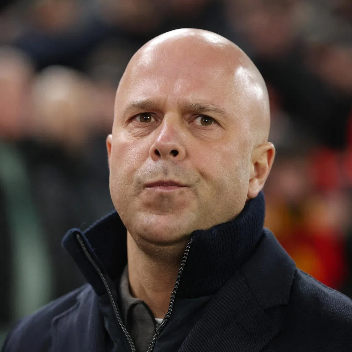 Soccer Football - UEFA Champions League - Liverpool v Qarabag - Anfield, Liverpool, Britain - January 28, 2026 Liverpool manager Arne Slot before the match REUTERS/Phil Noble