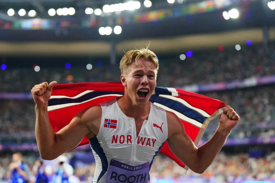 Athletics-Norway's Rooth secures shock decathlon win | The Straits Times