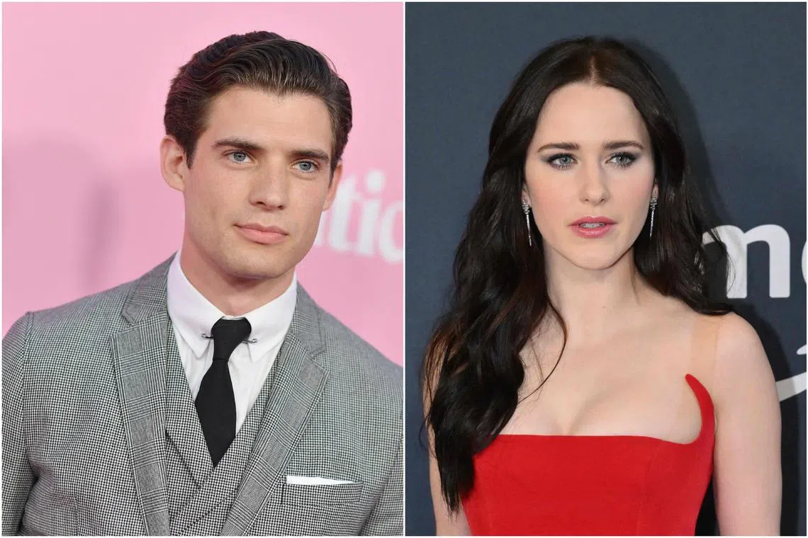 David Corenswet (left) stars as Superman while Rachel Brosnahan is set to play Superman’s love interest Lois Lane.