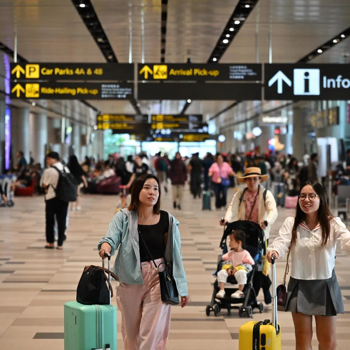 Changi Airport's passenger traffic in Oct 2025 was 3.4 per cent higher than a year ago. 