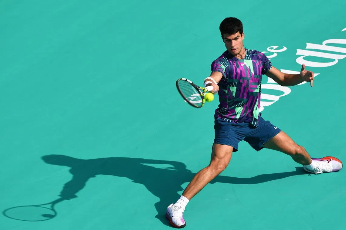 World No. 1 Carlos Alcaraz returned to action last weekend at the Mubadala World Tennis Championship in Abu Dhabi.