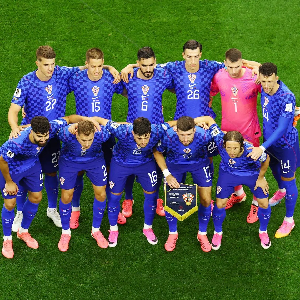 Croatia are looking to bounce back from a 4-2 loss to England.