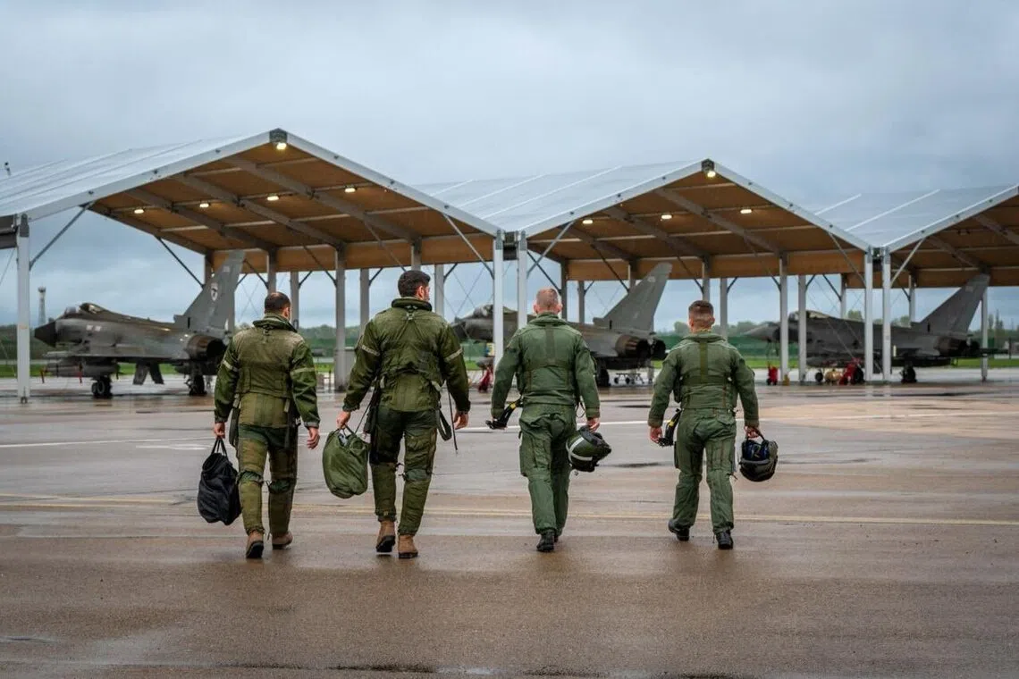 A photo posted on X by UK Defence Minister Wes Streeting regarding the nuclear exercise between Britain and France, codenamed “Rummy”.