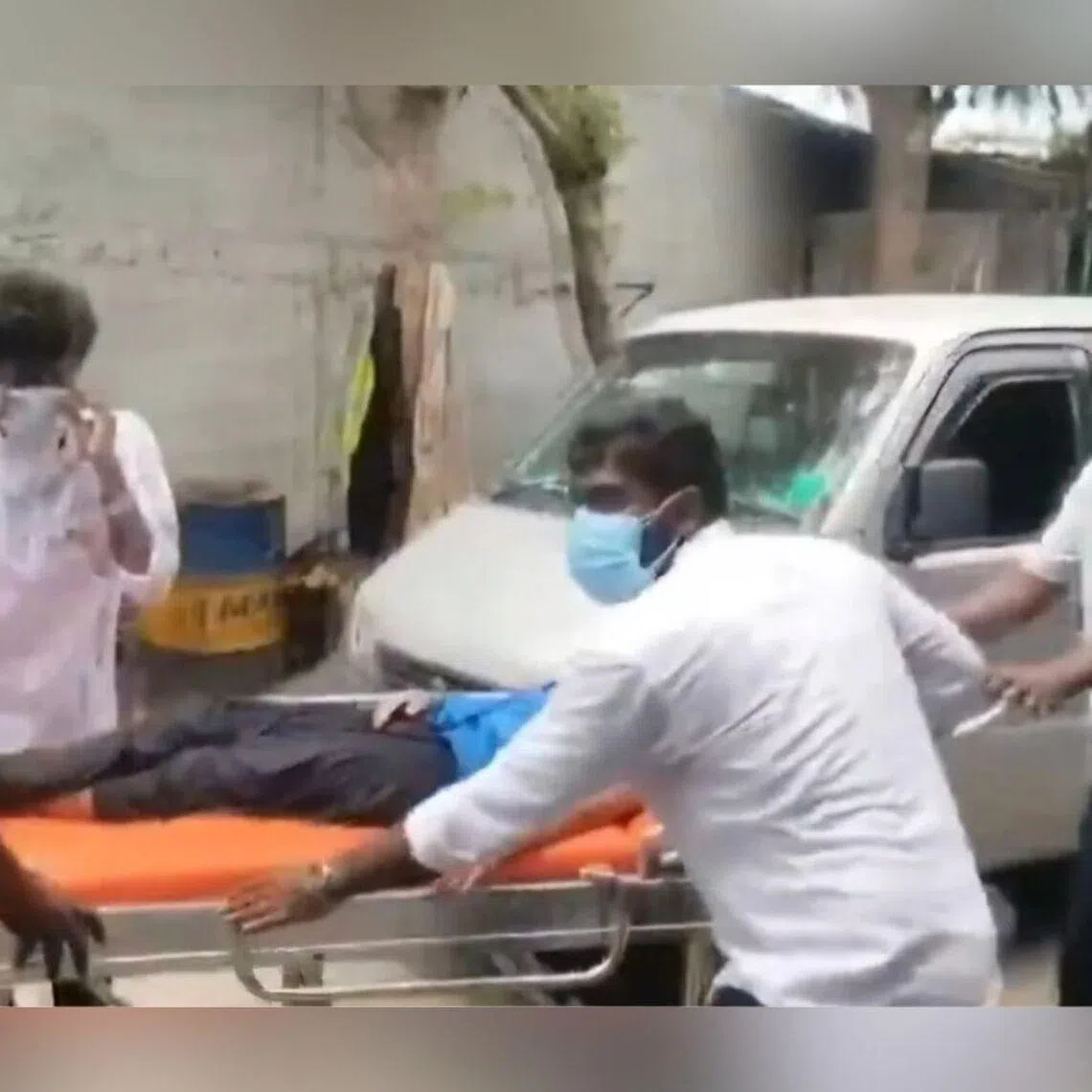 Around 120 migrant workers, including women from Assam, Odisha and Jharkhand were present when the suspected leak was reported.