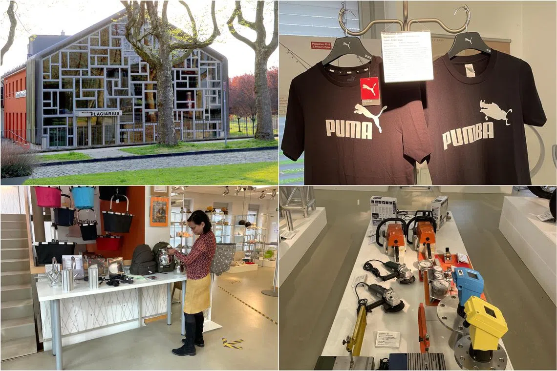The Plagiarius Museum has more than 350 pairs of products, an original and a copy, placed side by side for comparison.