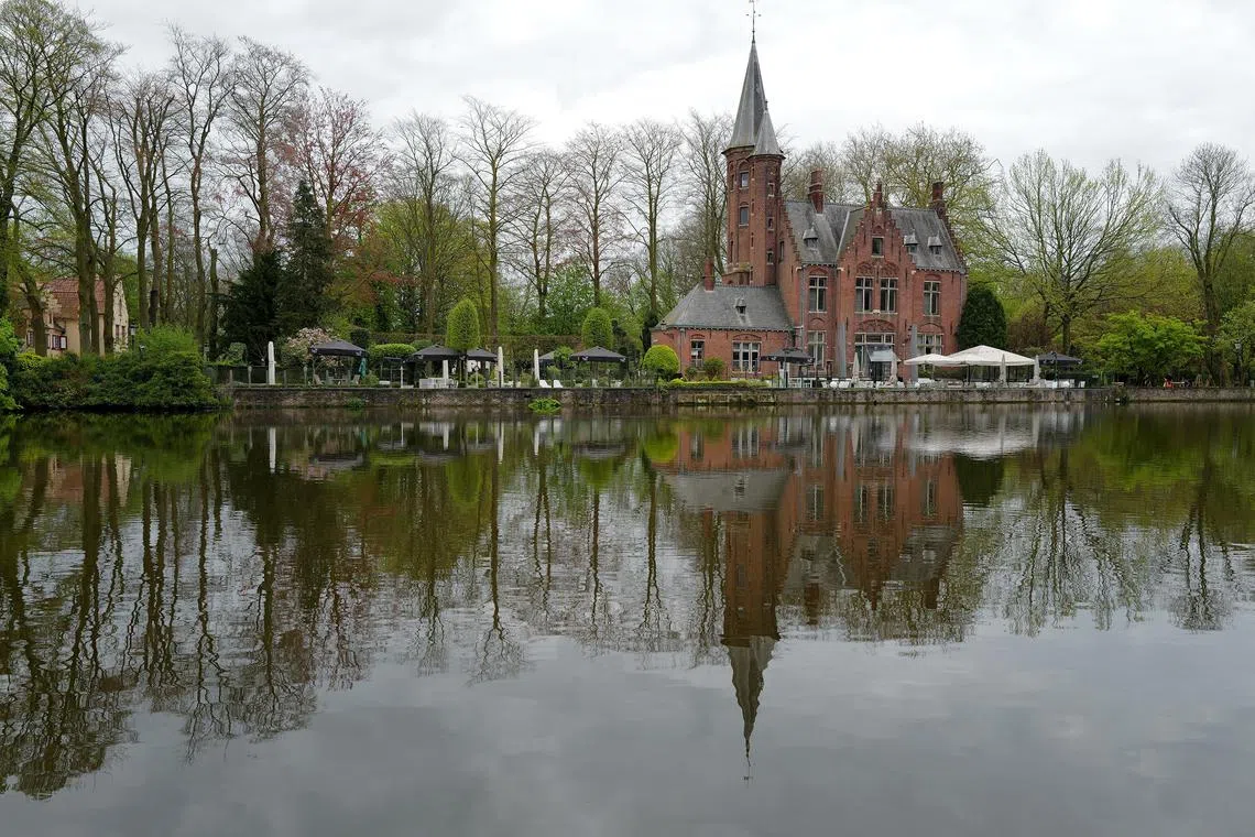 The medieval town of Bruges, part of an eight-day cruise through Holland and Belgium.