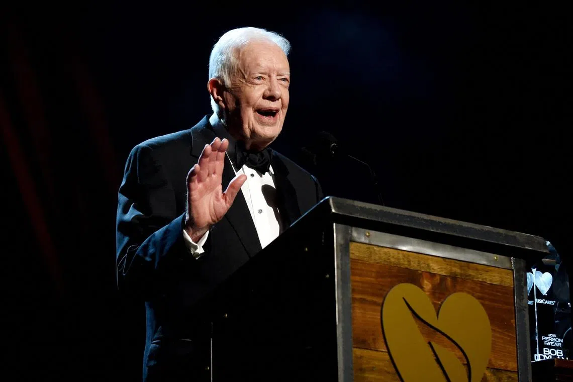 Mr Jimmy Carter, the longest-lived former US president, died on Dec 29 at the age of 100.