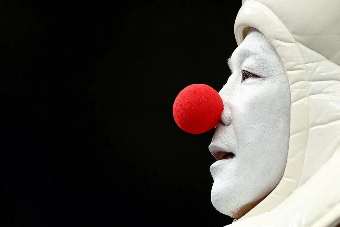 Soccer Football - FIFA World Cup 2026 - Round of 32 - Brazil v Japan - Houston Stadium, Houston, Texas, U.S. - June 29, 2026 A Japan fan inside the stadium before the match REUTERS/Phil Noble TPX IMAGES OF THE DAY