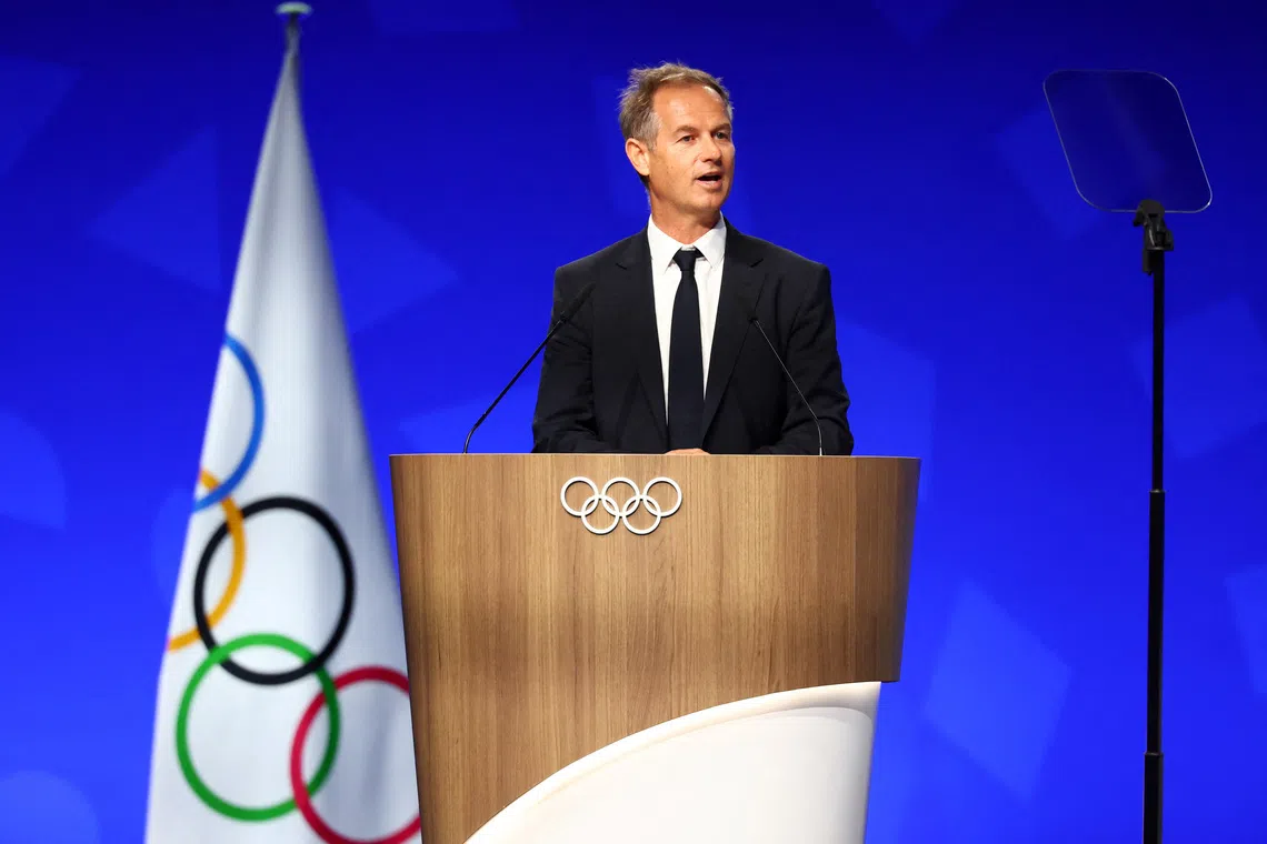 Edgar Grospiron, president of the organising committee for the 2030 Winter Olympic and Paralympic Games in the French Alps, is set to leave his post just 18 months after his appointment.