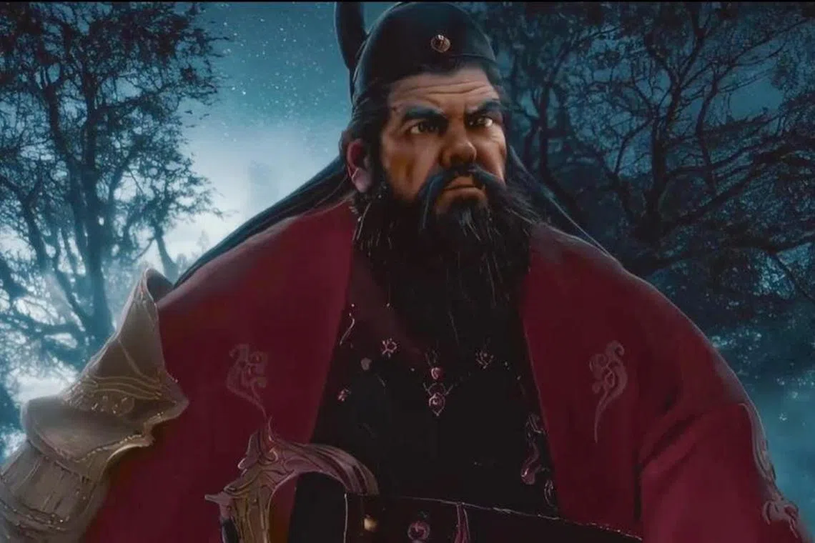 A screenshot from Bai Gui Wu Rao (No Disturbance From Ghosts), a short film made using artificial intelligence (AI) by Chinese director Yu Baimei.