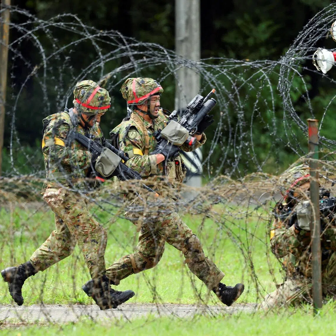 The drill is one of the largest between Japan and the US, with around 45,000 Japanese Self-Defense Forces personnel and 12,000 US troops.