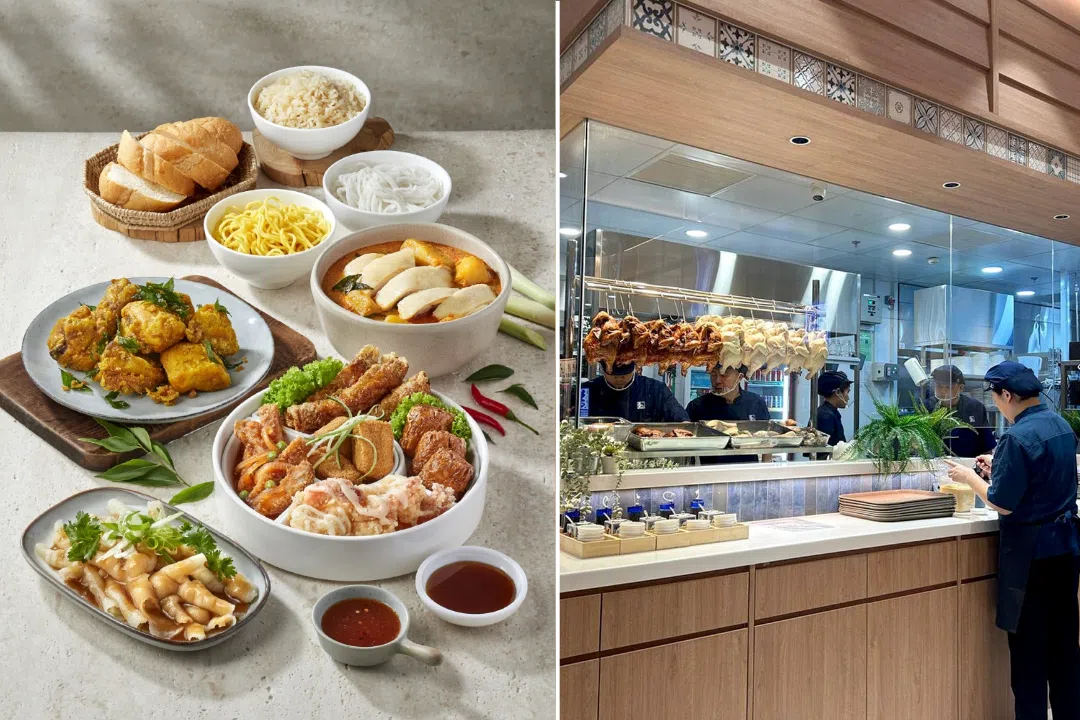 The menu at Tian Tian Hainanese Chicken Rice’s flagshup restaurant features several Jewel-exclusive items.
