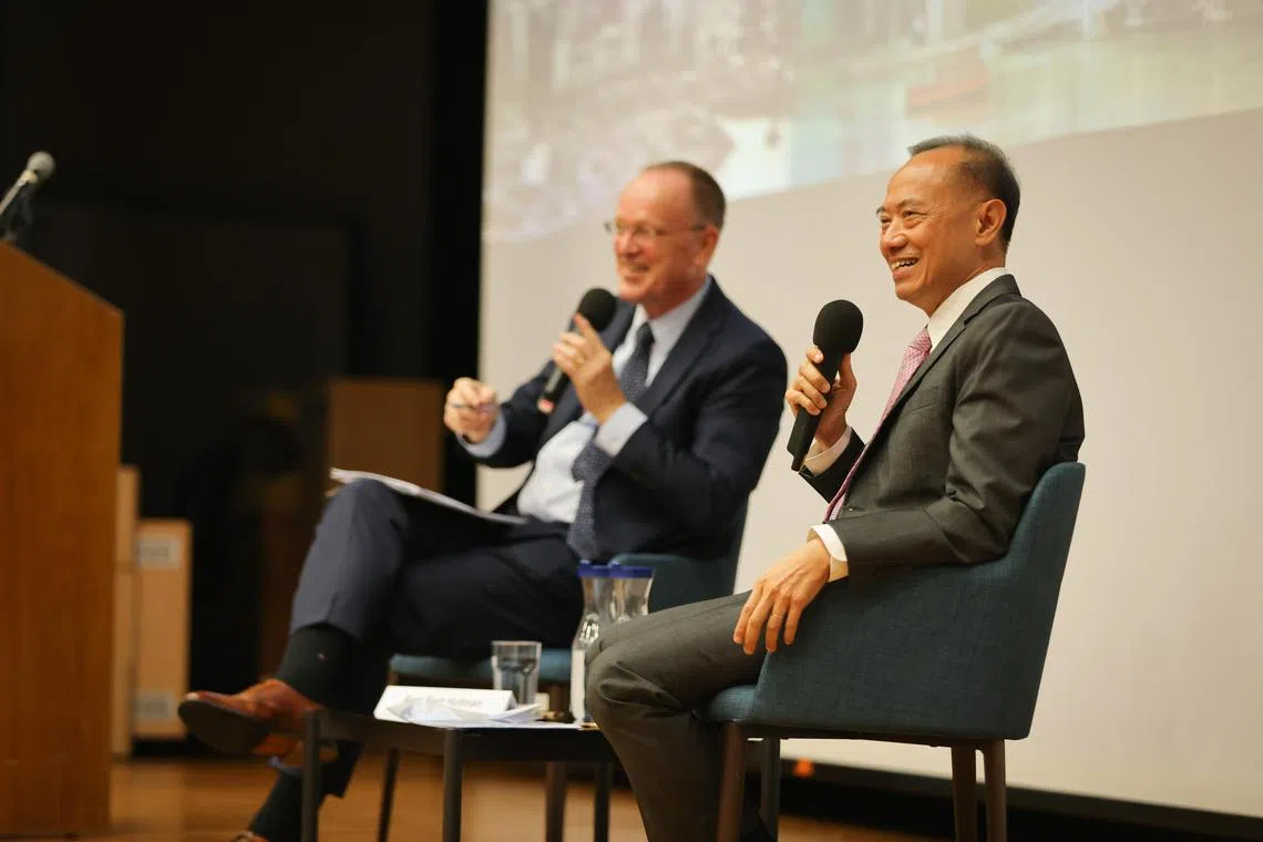 Former foreign minister George Yeo said China needs to act in a way that shows the multipolar world it believes in is also good for the US.