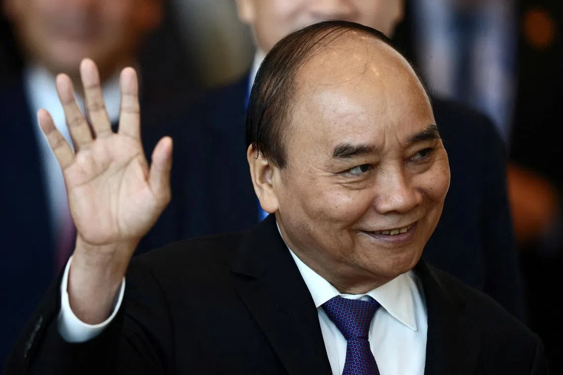 Mr Nguyen Xuan Phuc, Vietnam's erstwhile president, was blamed for "violations and wrongdoings" when he was prime minister from 2016 to 2021.