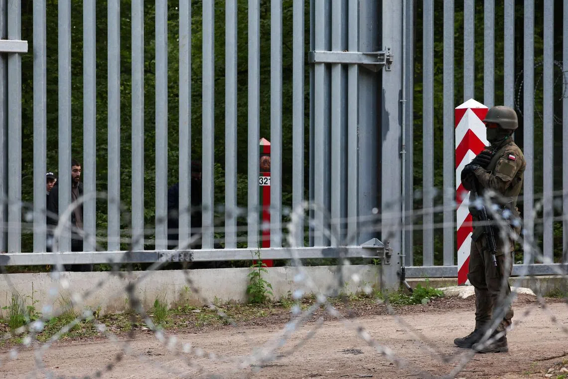 The border between Poland and Belarus has become a flashpoint as Western officials accuse the government in Minsk of using migrants it brings from in from outside of Europe as "hybrid warfare".