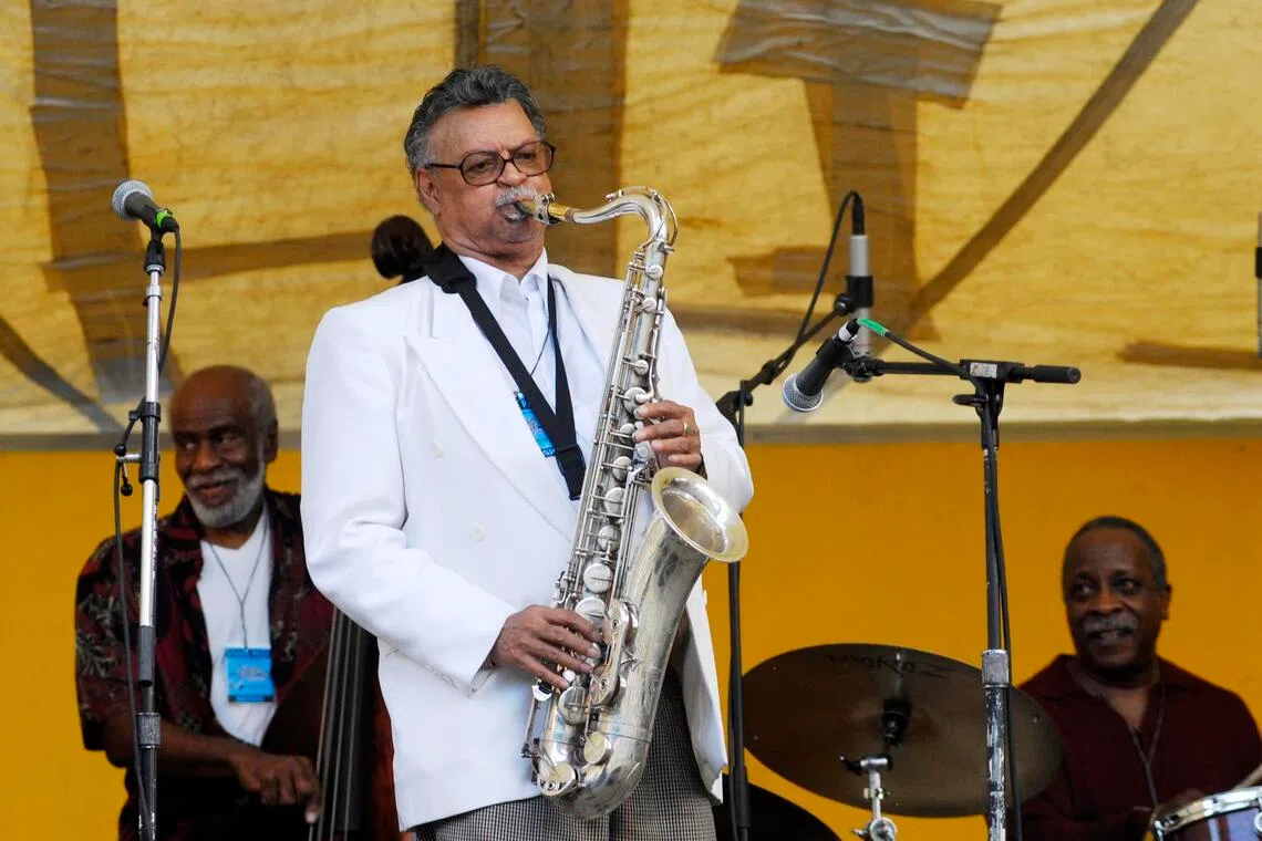 Jazz musician Plas Johnson played the Grammy-winning Pink Panther theme song.