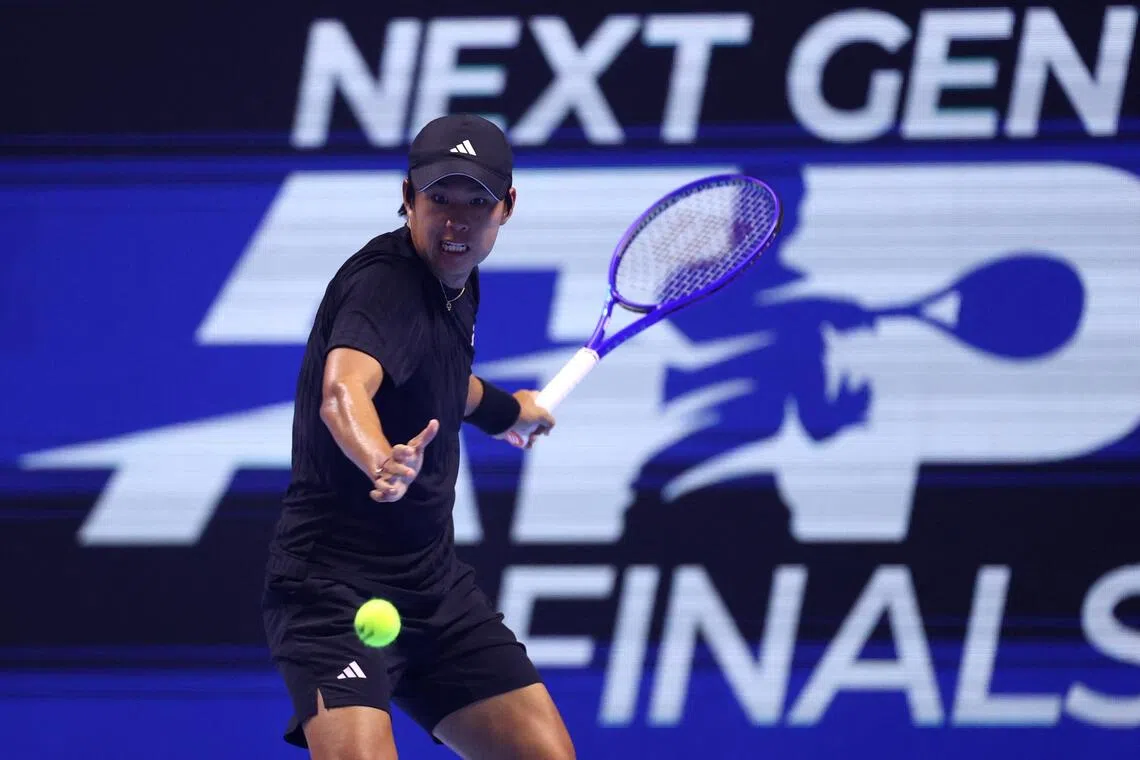 American Learner Tien defeats Belgian Alexander Blockx to win Next Gen ATP Finals title