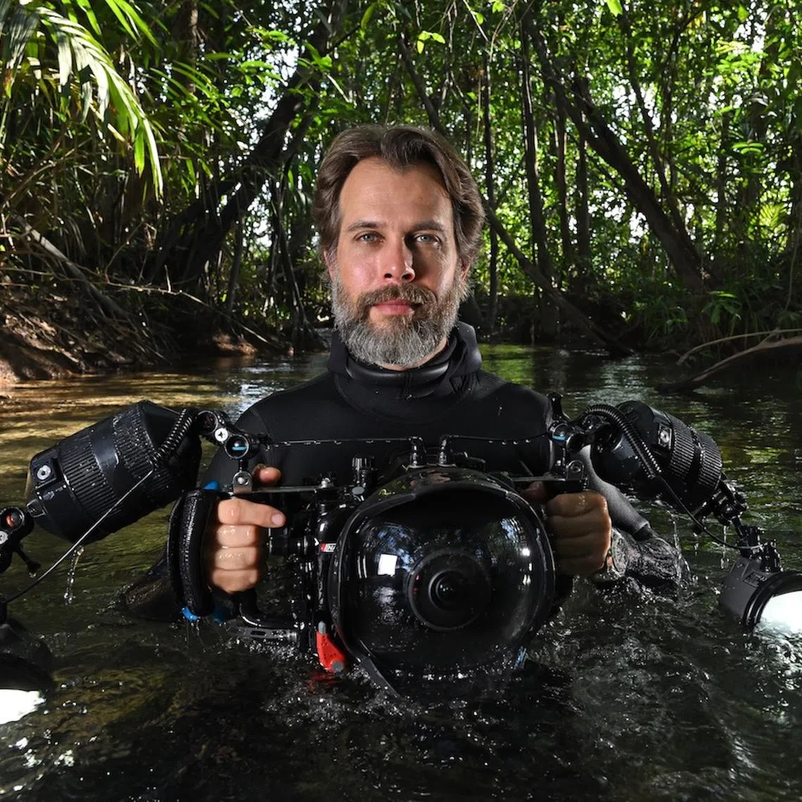 Photojournalist Thomas Peschak joined Rolex and National Geographic Perpetual Planet Amazon Expedition team to capture the lives of the people and wildlife across the Amazon River basin.