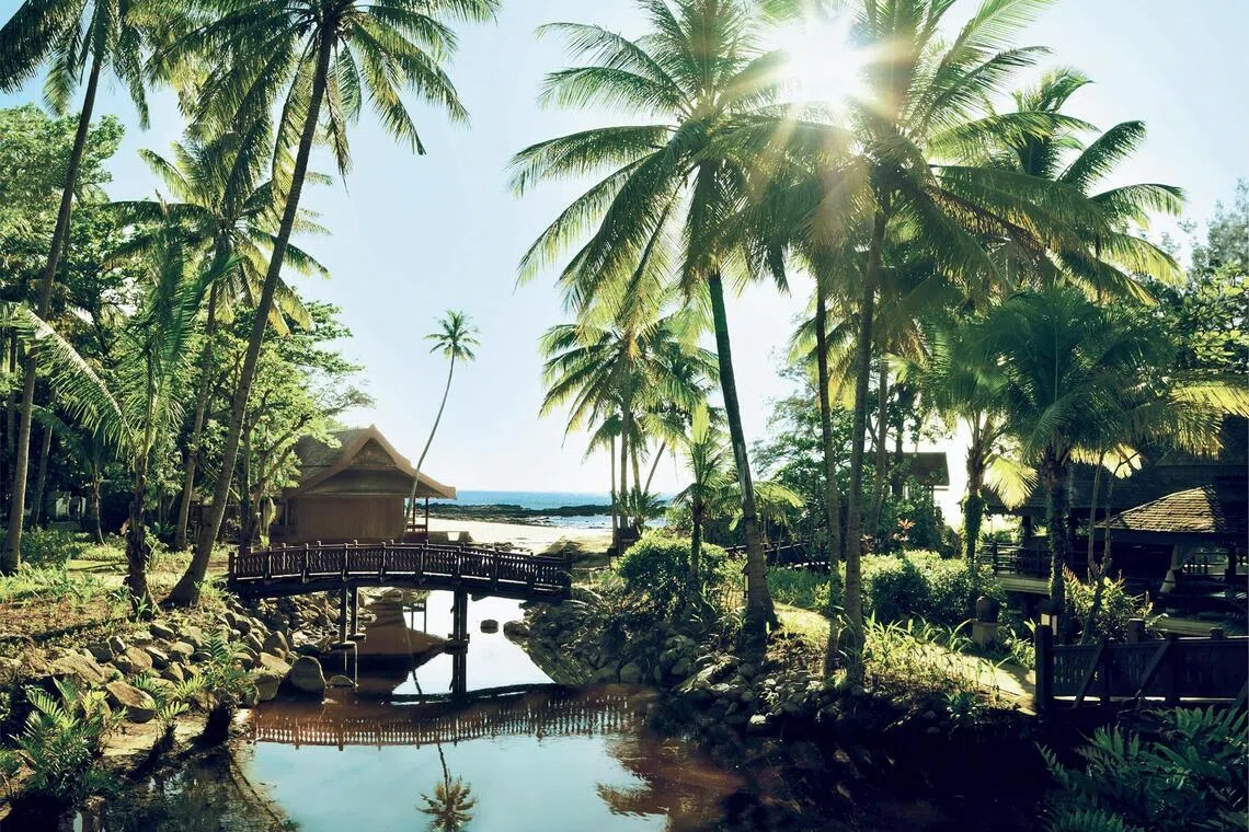 Tanjong Jara Resort in Terengganu, Malaysia blends traditional architecture with modern luxury.
