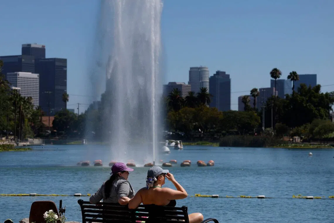 straitstimes.com - New heat wave blasts US, could break records