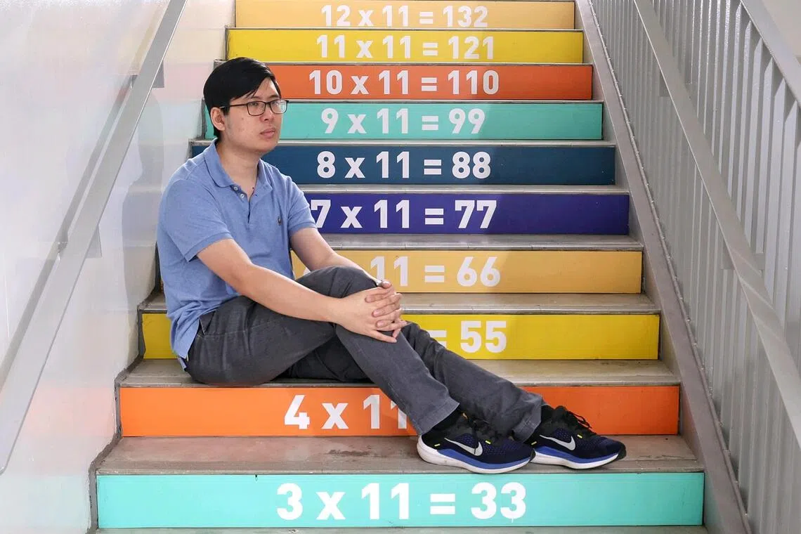 Maths teacher Joel Lee, 29, is neurodiverse like his students at Pathlight School. Lee has autism and ADHD.