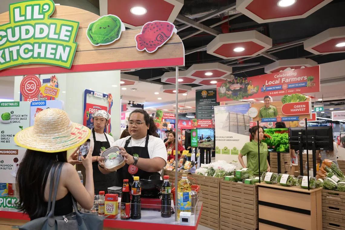 The Made in Singapore Farmers Market at the FairPrice Xtra outlet at Jem will feature over 60 locally farmed products.
