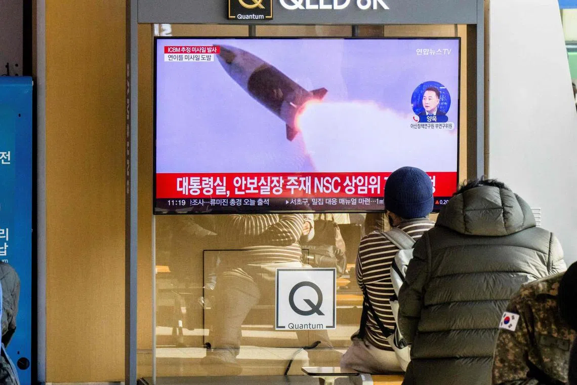 South Korean and US troops have been conducting live-fire drills near the border since Dec 5, 2022. 