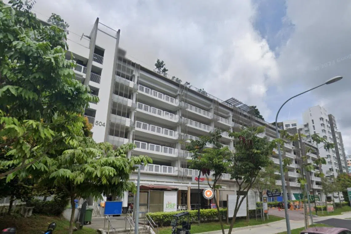 The incident purportedly occurred in the area of Block 504 Yishun Street 51, the police said.