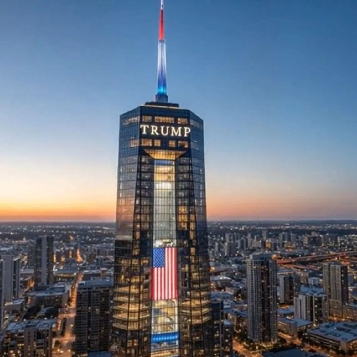 US President Donald Trump told reporters on March 31 the building will also "most likely" include a hotel.