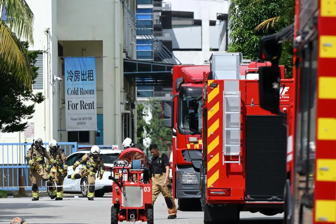 The SCDF said it received a call for assistance at about 11.45am on June 29.